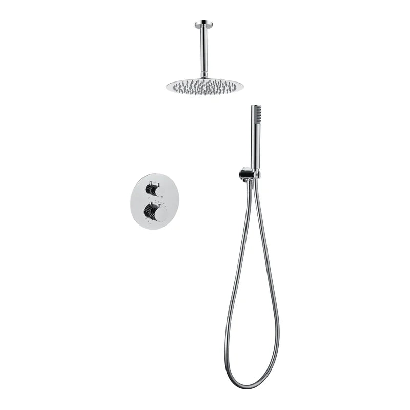 Conjunto Ducha Termostático Empotrado Palau Imex Cromo