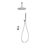 Chrome Imex Salerno Built-In Thermostatic Mixer Shower |