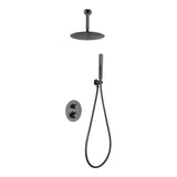 Ducha Termostática Empotrada Imex Salerno Black Gun Metal