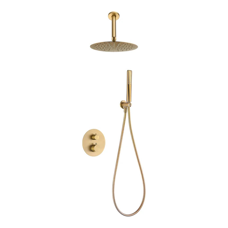 Conjunto Ducha Termostático Empotrado Salerno