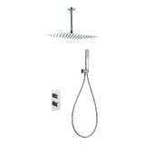 Conjunto ducha termostático empotrado Sassari cromo Imex