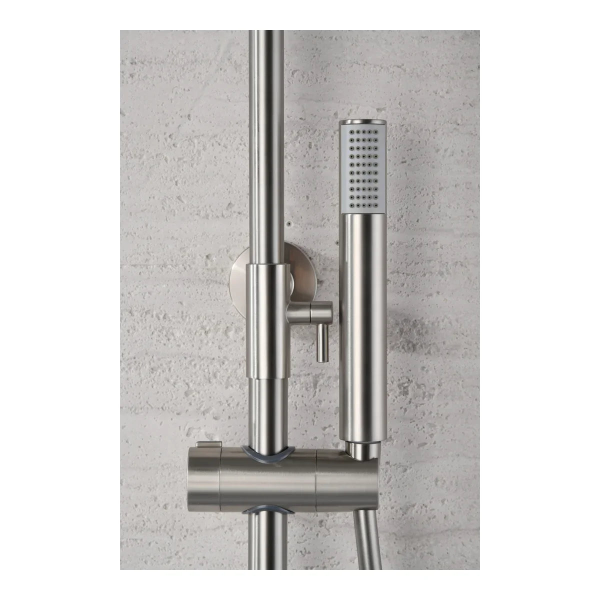 Monza Brushed Nickel Thermostatic Shower Set