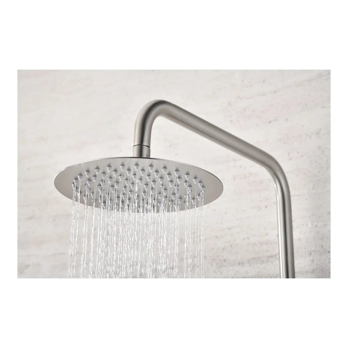 Conjunto Ducha Monomando Monza Níquel Cepillado