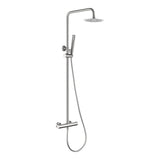 Conjunto ducha termostático Monza níquel cepillado Imex