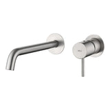 Monomando lavabo empotrado Monza níquel cepillado Imex