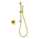Set monomando empotrado 1 vía Monza con mango oro cepillado Imex