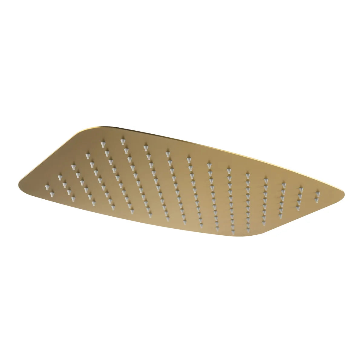 Rociador Rectangular 20X30 Oro Cepillado Oro cepillado