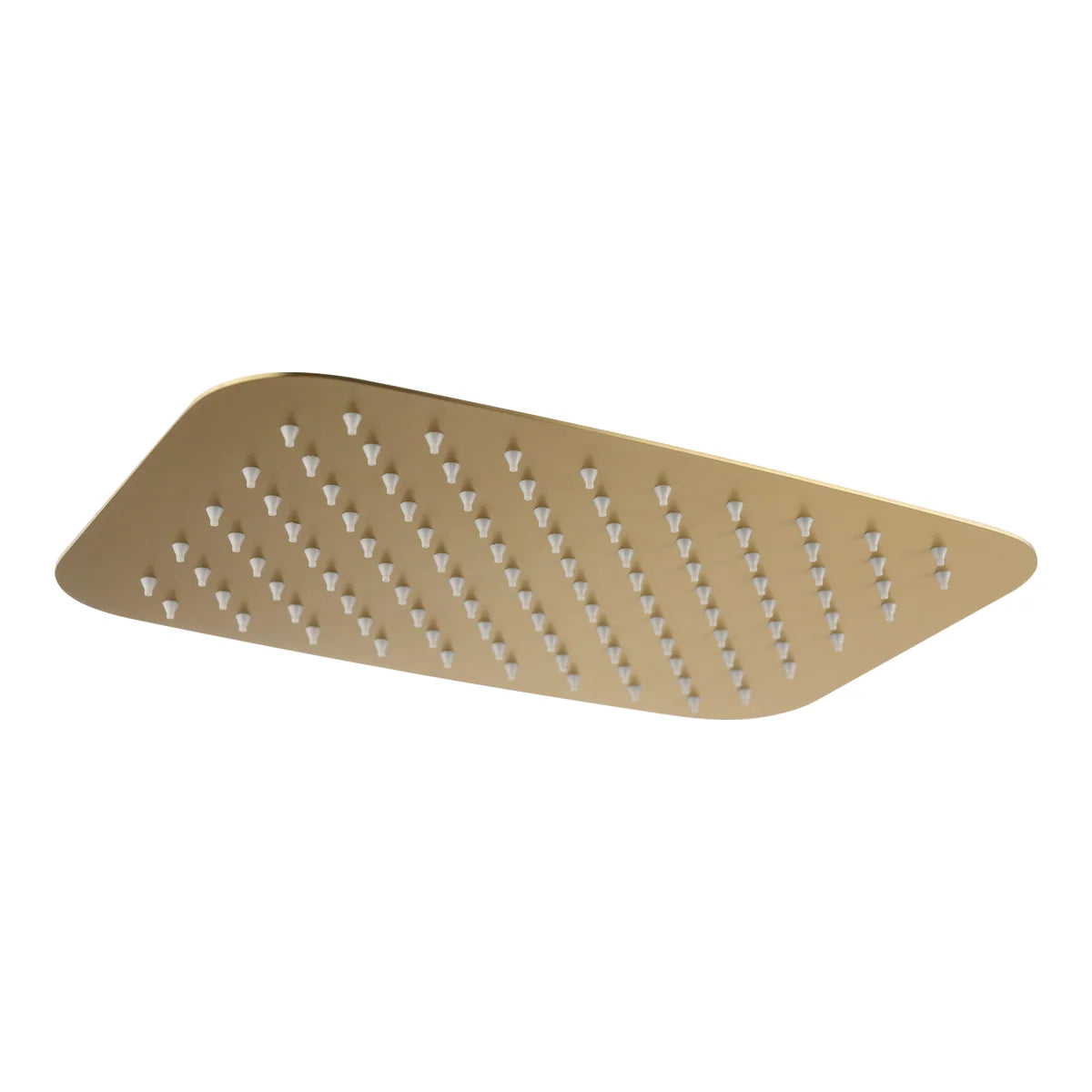 Rociador Rectangular 25X40 Oro Cepillado Oro cepillado