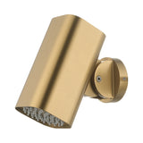 Rociador cuadrado 8x8cm Tube para ducha empotrada oro cepillado Imex