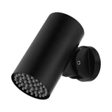 Rociador redondo Ø8cm Tube para ducha empotrada negro mate Imex