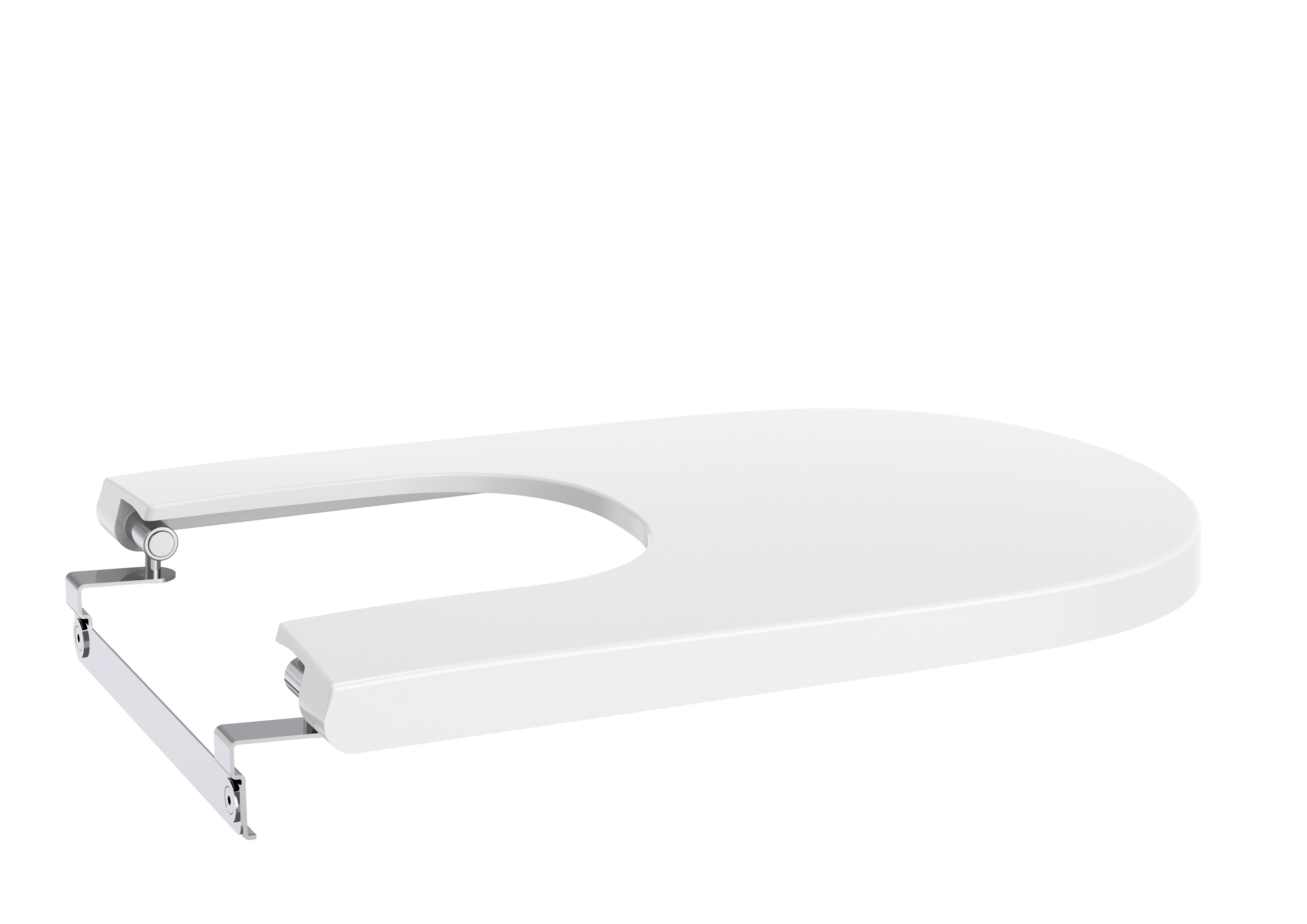 Roca Meridian Wall-Hung Bidet with SoftClose Lid – White, 6.5L, EasyFix