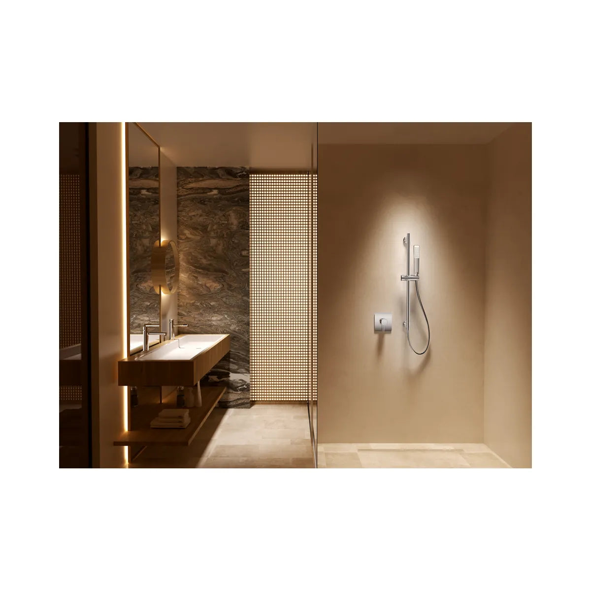 Set Monomando Empotrado Toscana Negro Imex | Merkimarket - ambiente_1 - Imex