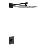 Set monomando empotrado 1 vía Firenze con rociador negro mate Imex