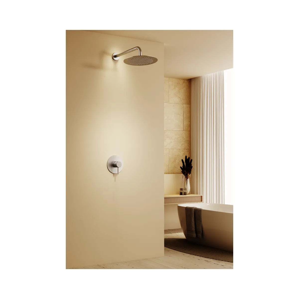 Set Monomando Empotrado Monza Niquel Imex | Merkimarket - ambiente_1 - Imex