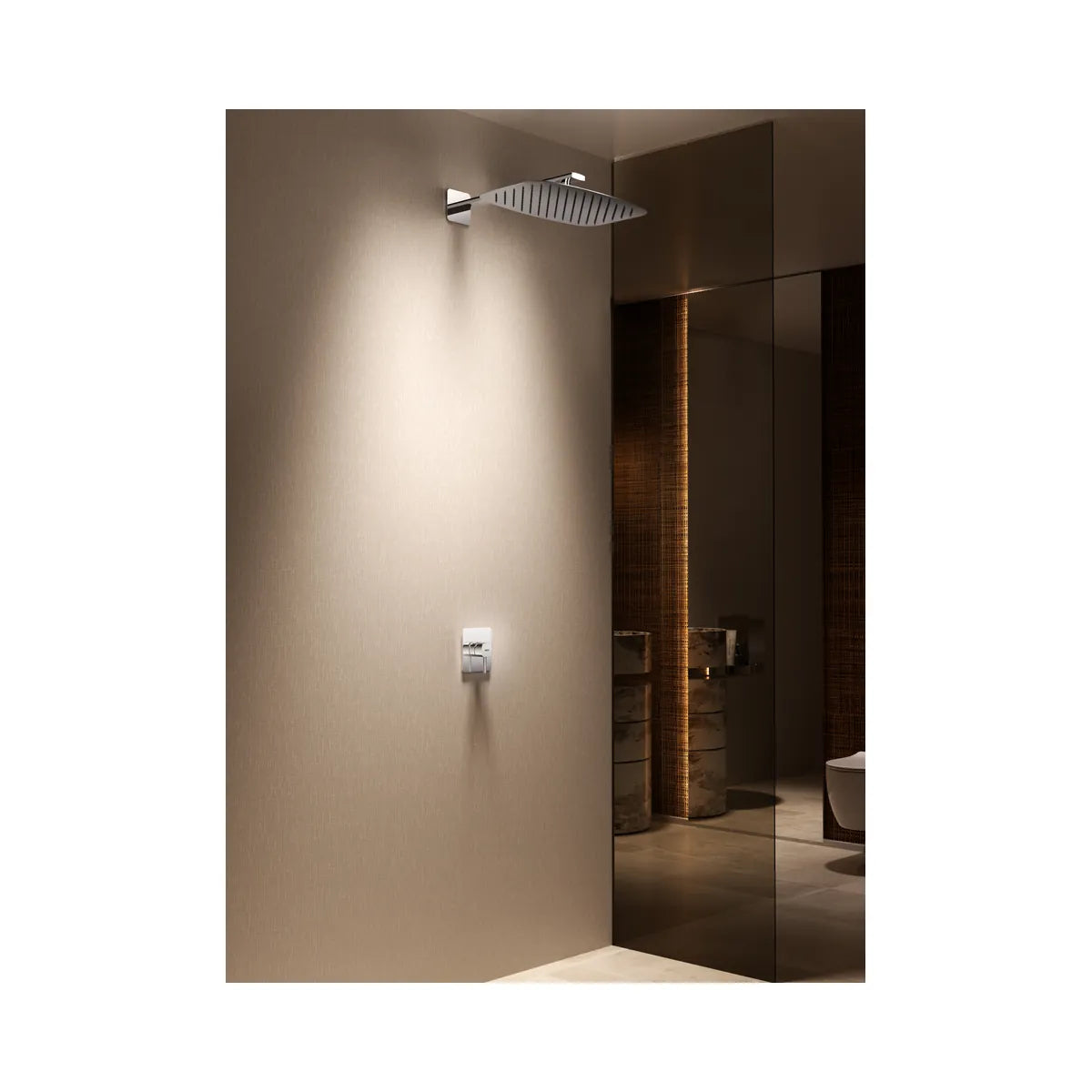 Set Monomando Empotrado Toscana Negro Mate Imex - ambiente_1 - Imex