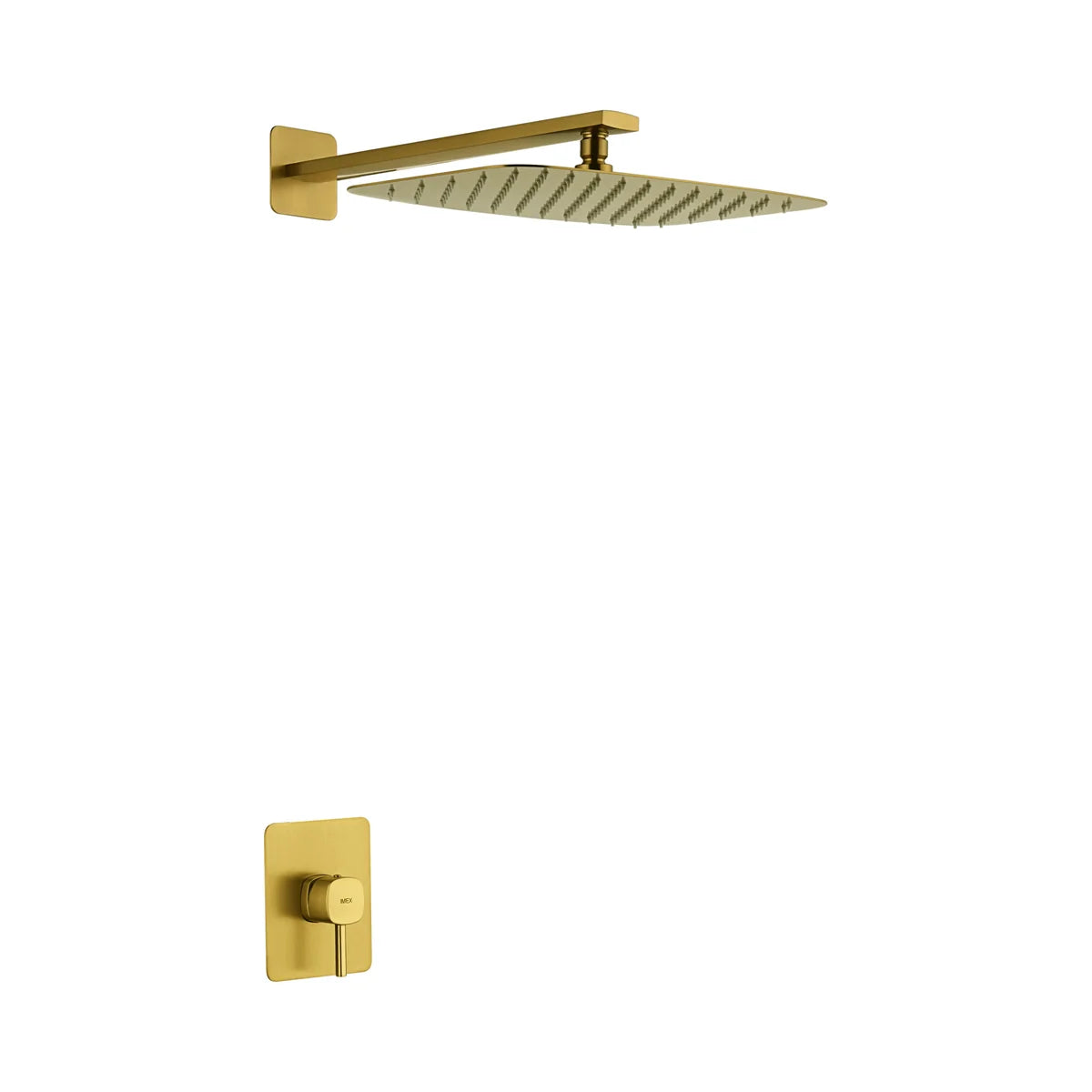 Set Monomando Empotrado Toscana Oro Cepillado Imex - principal - Imex