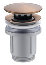 Válvula click-clack PVC oro rosa cepillado Imex
