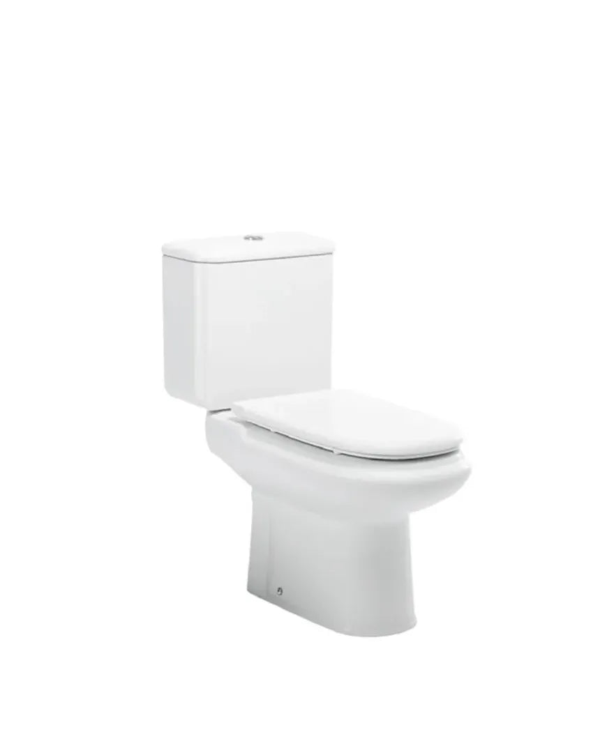 Roca Retro Dama Vaso sanitário completo de 40,5 cm fabricado em porcelana branca