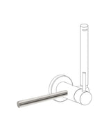 Accesorio porta toallas para grifo con ducha de inodoro con acabado en acero Study TRES