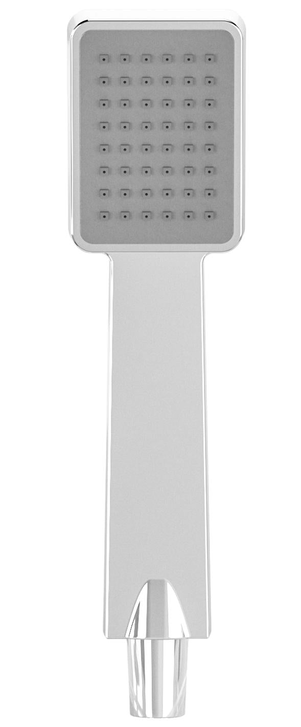 Alcachofa de mano con acabado cromado y forma cuadrada amplia de Valaz 0