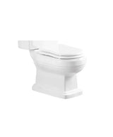 Taza de inodoro compacto de porcelana sanitaria acabado blanco brillo CORFÚ de Aquore