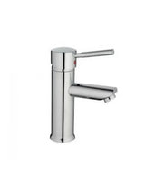 Grifo monomando para lavabo de 18,7 cm de alto y acabado color cromado OBI de Aquore