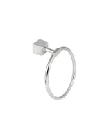 Circular bath ring made of 16x18 cm steel with a satin finish CURVE by Aquore