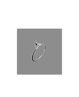 Bathroom ring made of 16x18 cm stainless steel with Aquore FULL adhesive