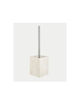 Escobillero de suelo para baño fabricado en mármol travertino de 10x38 cm SANDY de Aquore