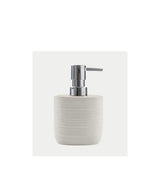 Dosificador para jabón líquido fabricado con madera y poliresina color blanco Kubic Aquore