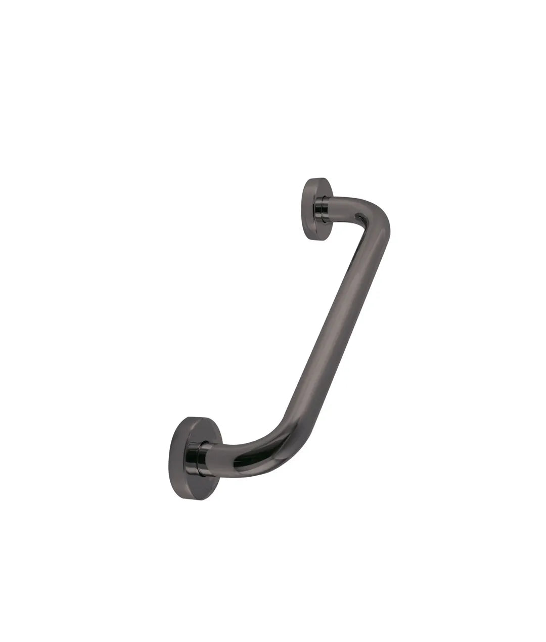 Asidero para bañera con tubo Ø 24 mm y 30,6 centímetros, acabado negro metalizado Tres 0