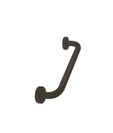 Asidero para bañera con tubo de acero y acabado negro bronce TRES