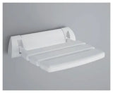 Asiento de ducha de aluminio con acabado cromado Lotus Kassandra
