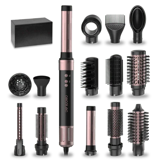AirGlam 14-in-1 Multifunctional Curler with Coanda Technology and 1400W Motor from Cecotec