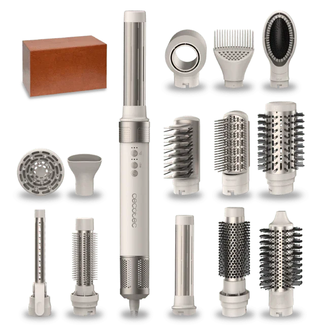 Bamba AirGlam 14 in 1 Multifunctional Styler with Coanda Technology and 1400W Motor from Cecotec