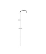 Barra de ducha acoplable a mezclador termostático de pared con terminación cromada Over-Wall TRES