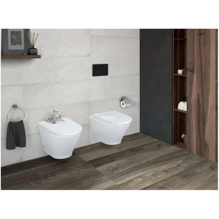 ROCA THE GAP A3570N6000 Bidé para instalación suspendida hecho en porcelana con acabado color blanco Round - MerkiMarket