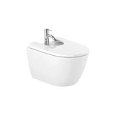 Roca Ona A357685000 bidé suspendido hecho en porcelana de 36 cm con un acabado en color blanco Roca