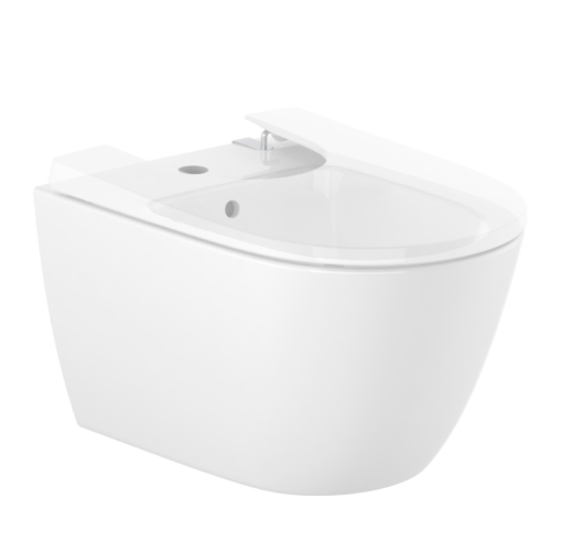 Bidé Suspendido de Porcelana Ona 36 cm Blanco Roca - Vista 2