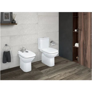 ROCA DEBBA A355994000 Bidet con juego de fijación de 35,5 cm fabricado en porcelana de color blanco - MerkiMarket