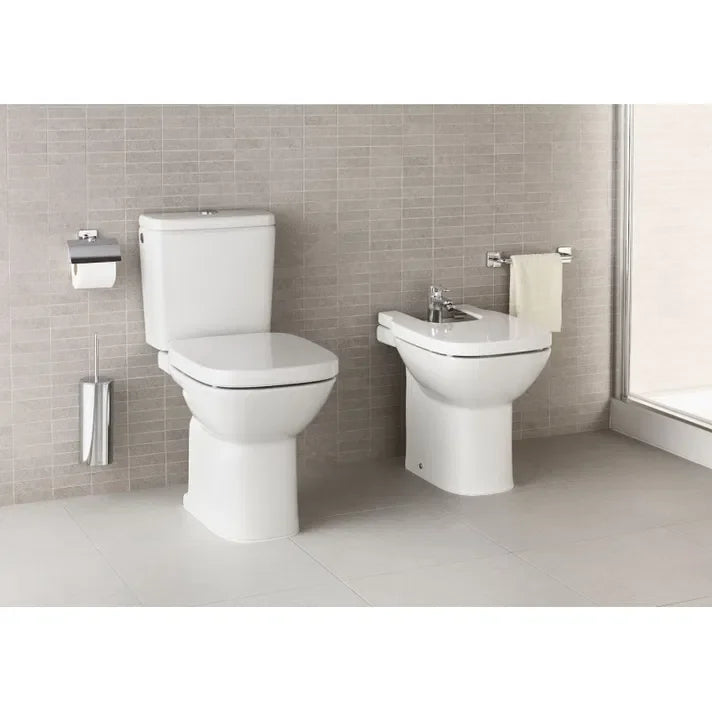 ROCA DEBBA A355994000 Bidet con juego de fijación de 35,5 cm fabricado en porcelana de color blanco - MerkiMarket