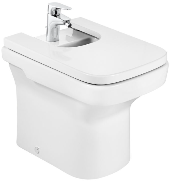 Bidé de Porcelana con Un Agujero de Grifería Dama 36 cm Blanco Roca - Vista 2
