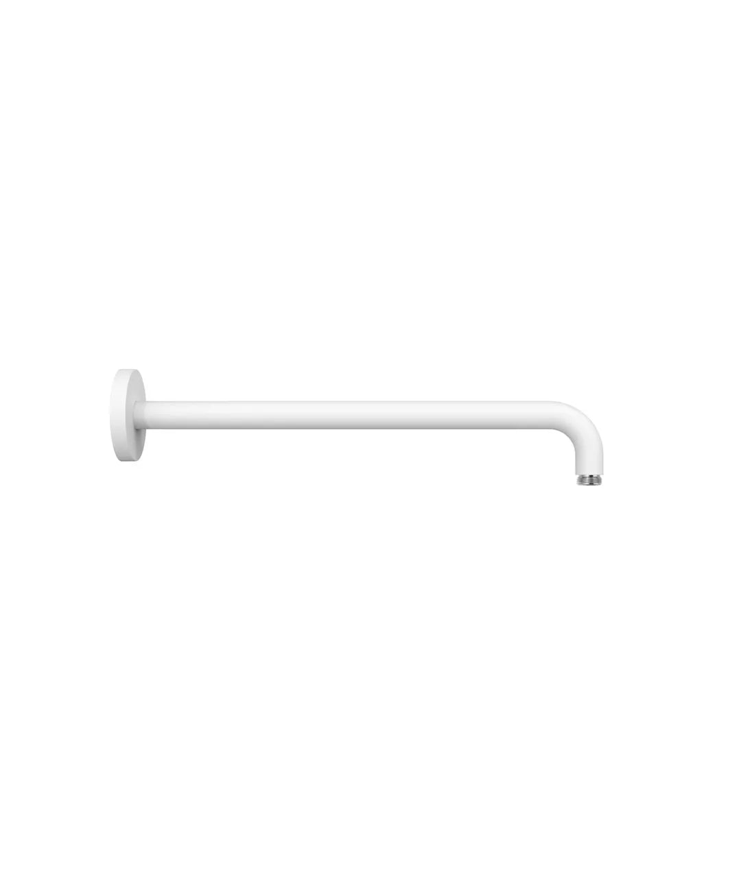 Brazo de ducha de pared para rociador de ducha con acabado blanco mate Complementos Tres 0