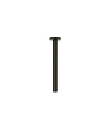Brazo de techo para rociador de ducha con base circular acabado negro bronce Tres
