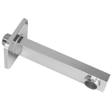 Chromed square pipe 15cm with 1/2 thread by Valaz