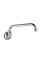 Caño de cocina con tubo giratorio de latón con acabado cromado Standard TRES