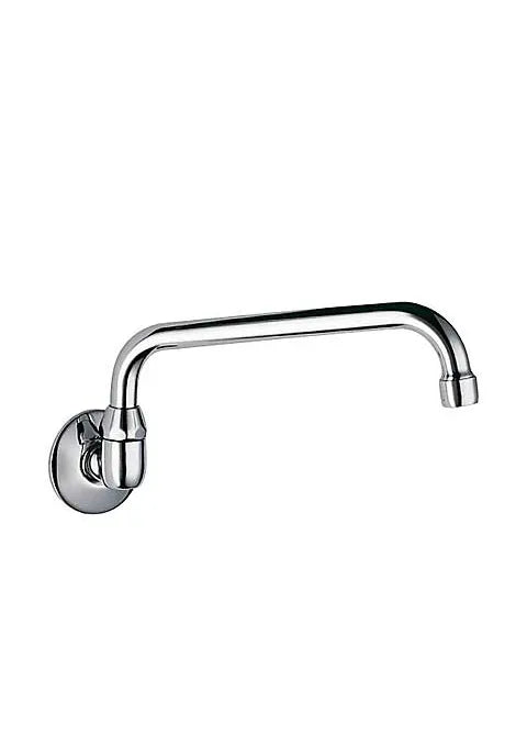 Caño de cocina con tubo giratorio de latón con acabado cromado Standard TRES 0