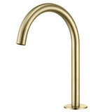 faucet spout matte gold finish modern style durable resistance easy installation universal compatibility Aragón by Valaz