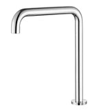Bico de torneira cromado giro 360 design moderno sóbrio Guadalope de Valaz