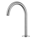 Brushed steel faucet spout with modern style and easy installation Aragón by Valaz